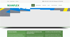 Desktop Screenshot of novaflexisencao.com.br